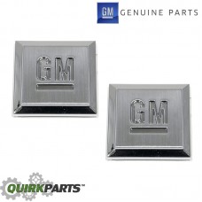 OEM NEW GM Mark of Excellence 1" Square Fender Emblem  15223484